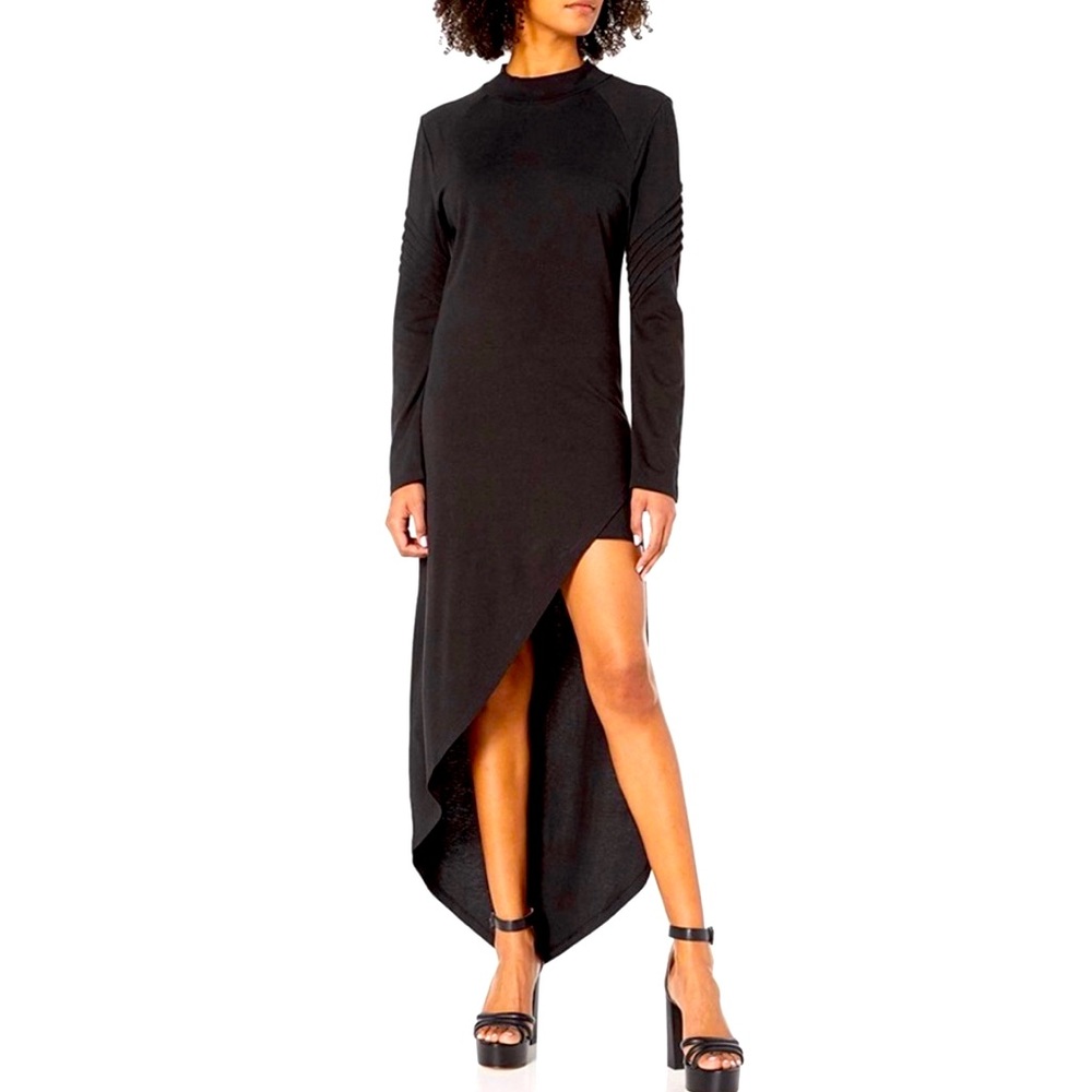 Jonny Cota Asymmetrical Dress NWOT Black Size XL